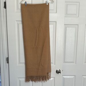 Camel Wool Scarf